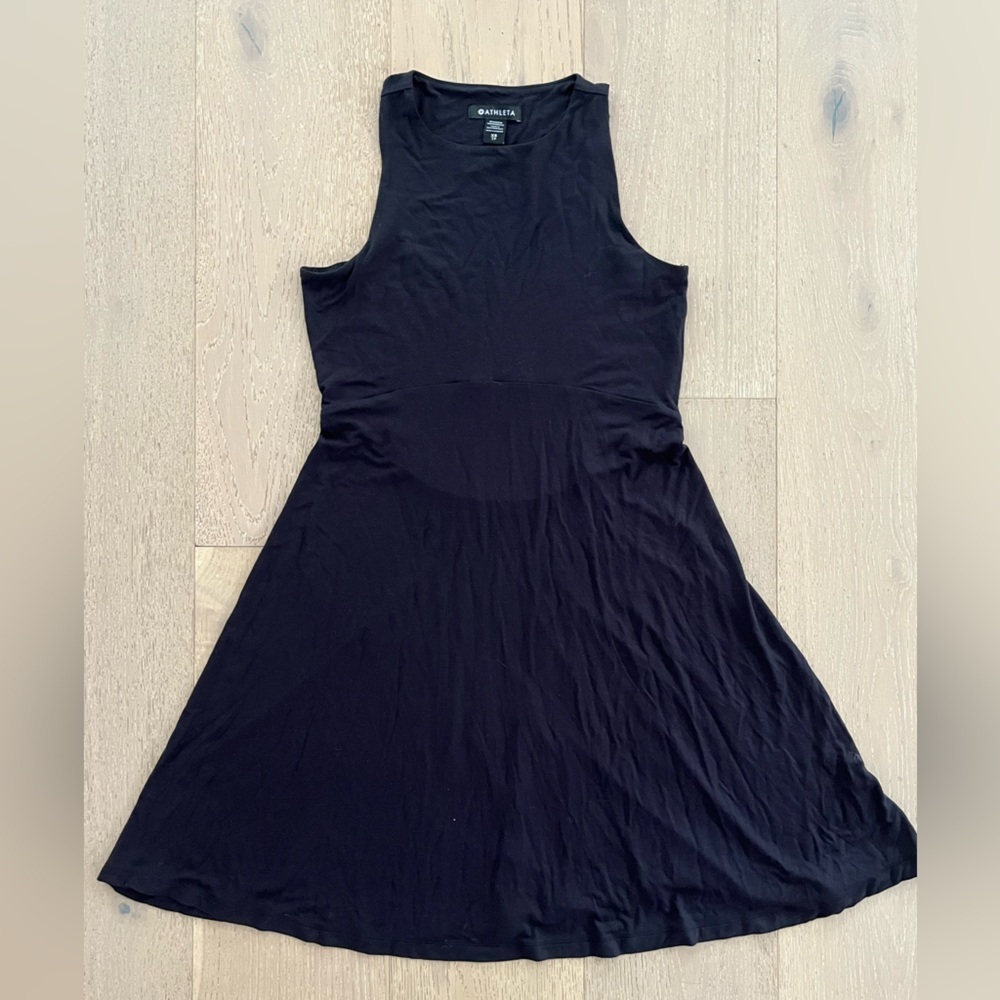 Athleta Black Tank Jersey Dress- XS